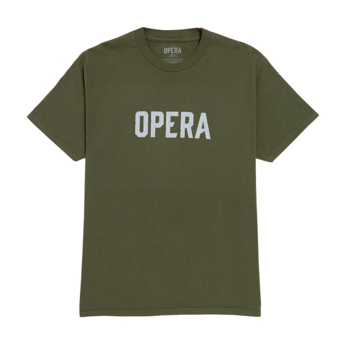 OPERA OPERA FONT PREMIUM T-SHIRT MILITARY GREEN L