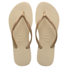 HAVAIANAS SLIM SAND GREY/LIGHT GOLDEN 41/42