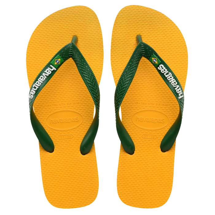 HAVAIANAS BRASIL LOGO POP YELLOW 45/46