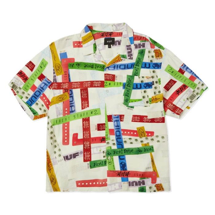 HUF ADMISSION S/S RESORT SHIRT MULTI L