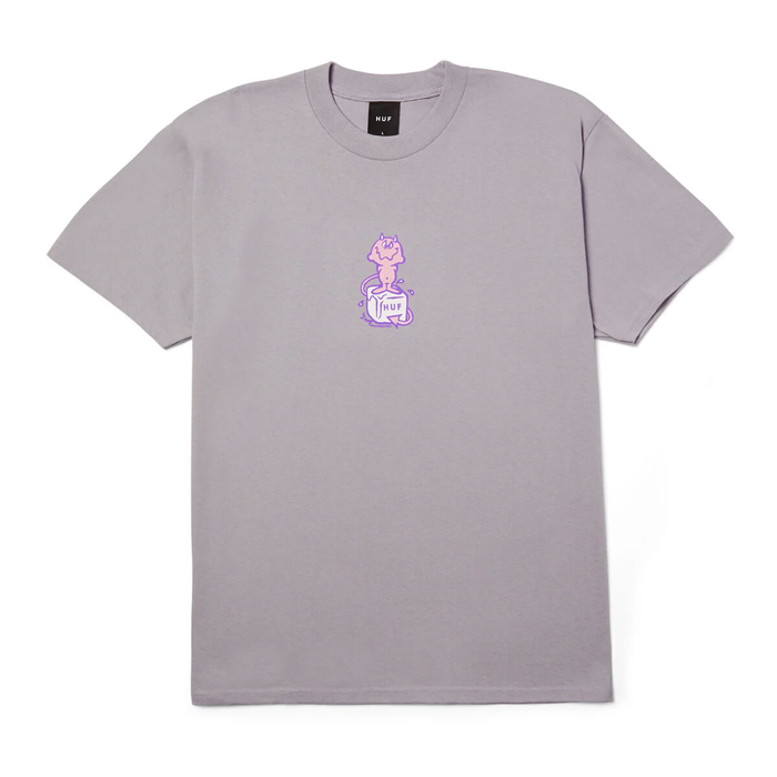 HUF MELT T-SHIRT DUST PURPLE XL