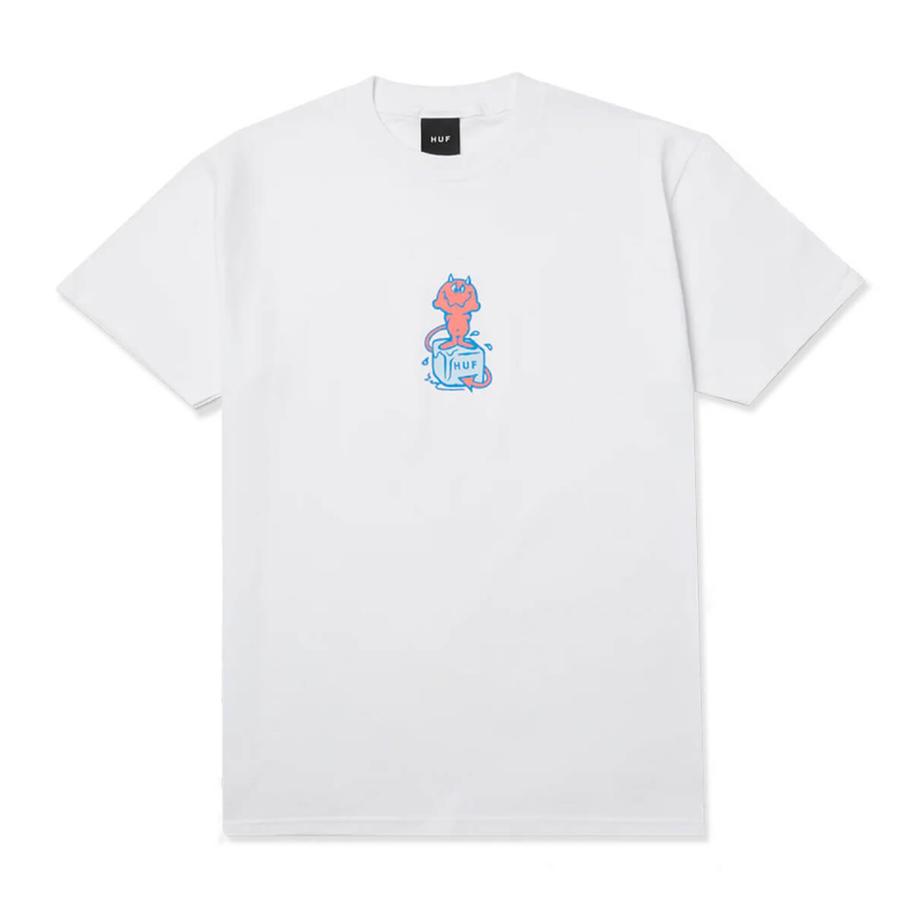 HUF MELT T-SHIRT WHITE S
