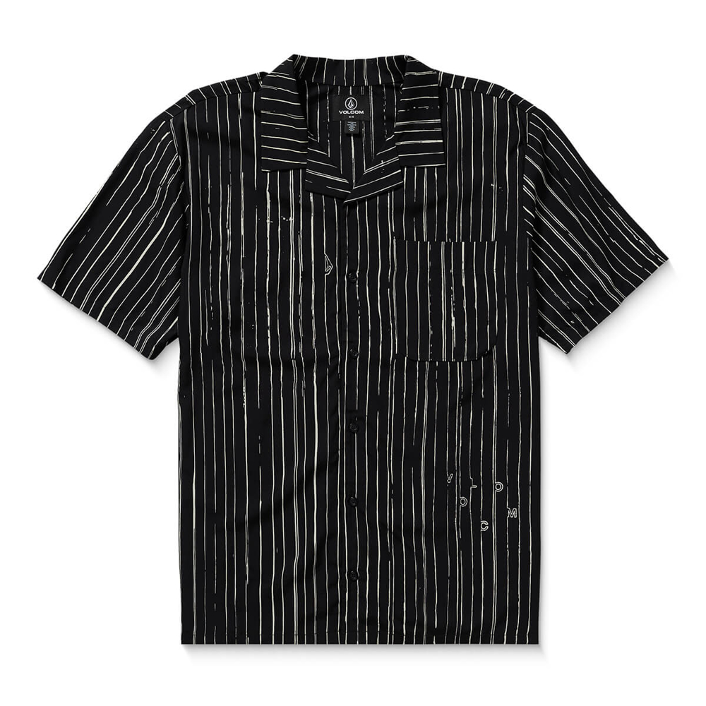 VOLCOM MISTOSTONE SHIRT BLACK WHITE L