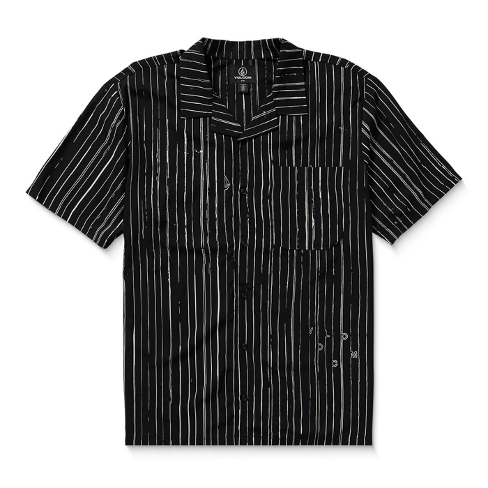 VOLCOM MISTOSTONE SHIRT BLACK WHITE L