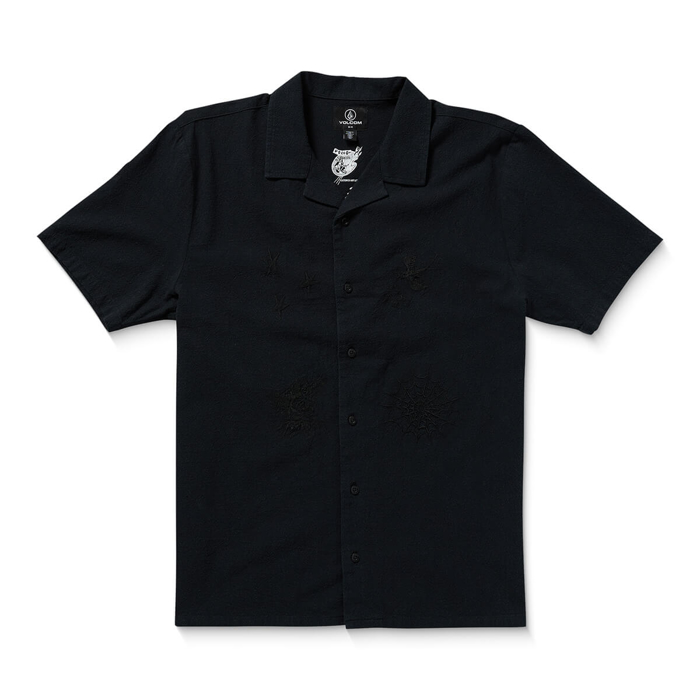 VOLCOM FA SETH CONBOY WOVEN SHIRT BLACK XL