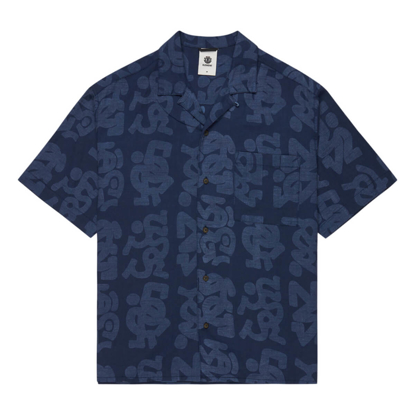 ELEMENT THALWEG SHIRT INDIGO STAMP L