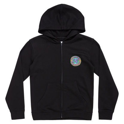 DC SPINNER ZIP HOODIE BOY BLACK L/14