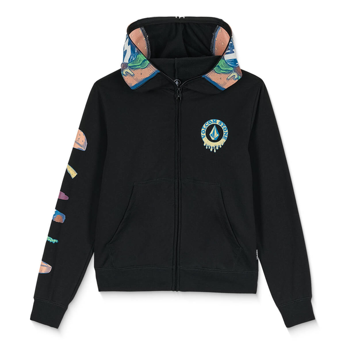 VOLCOM BURGSTONE FULL ZIP BLACK XL