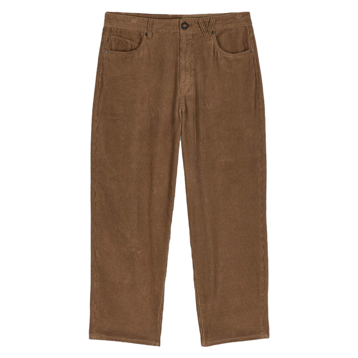 VOLCOM BILLOW TAPERED CORD PANT ERMINE 33