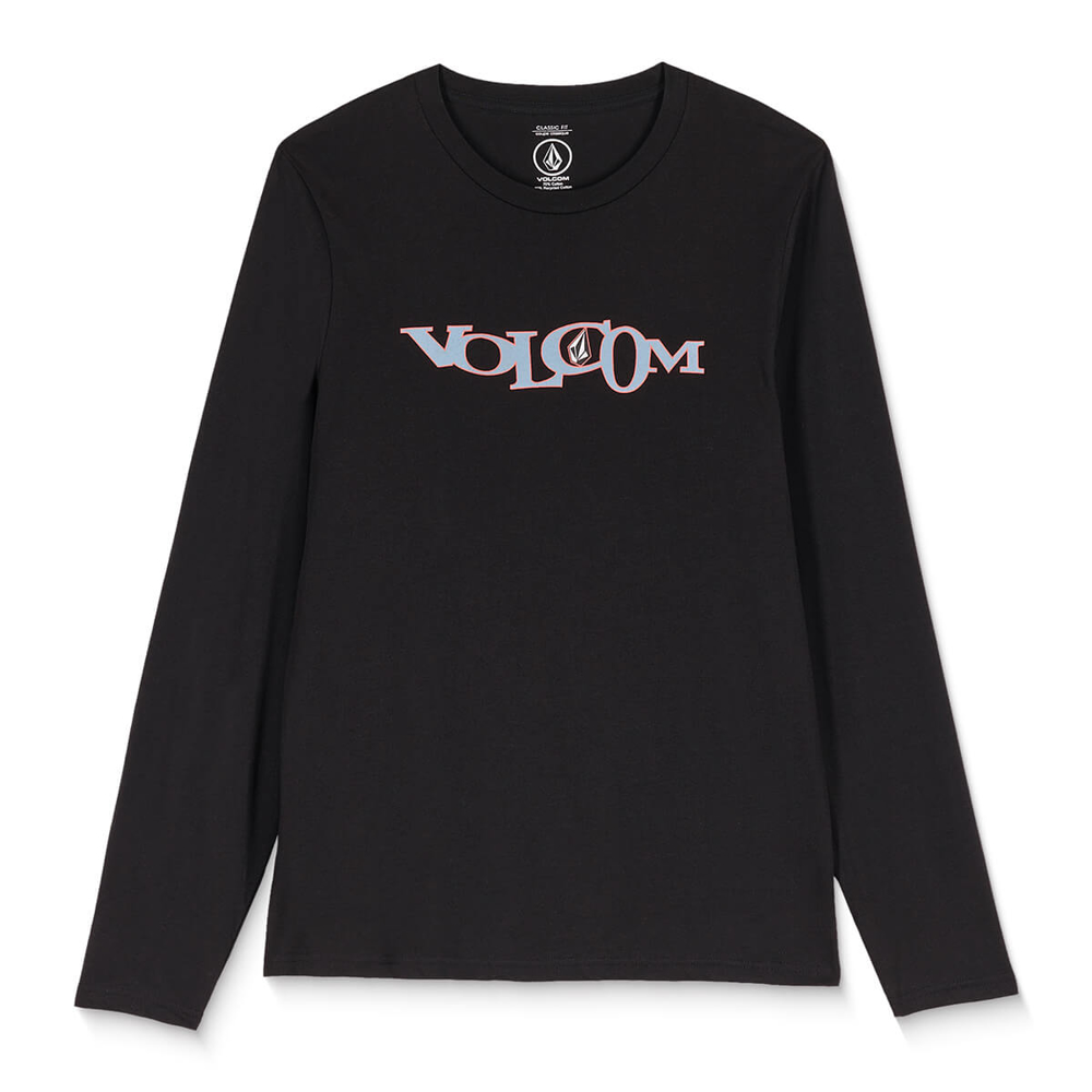 VOLCOM SKIDDER LONG-SLEEVE BLACK S