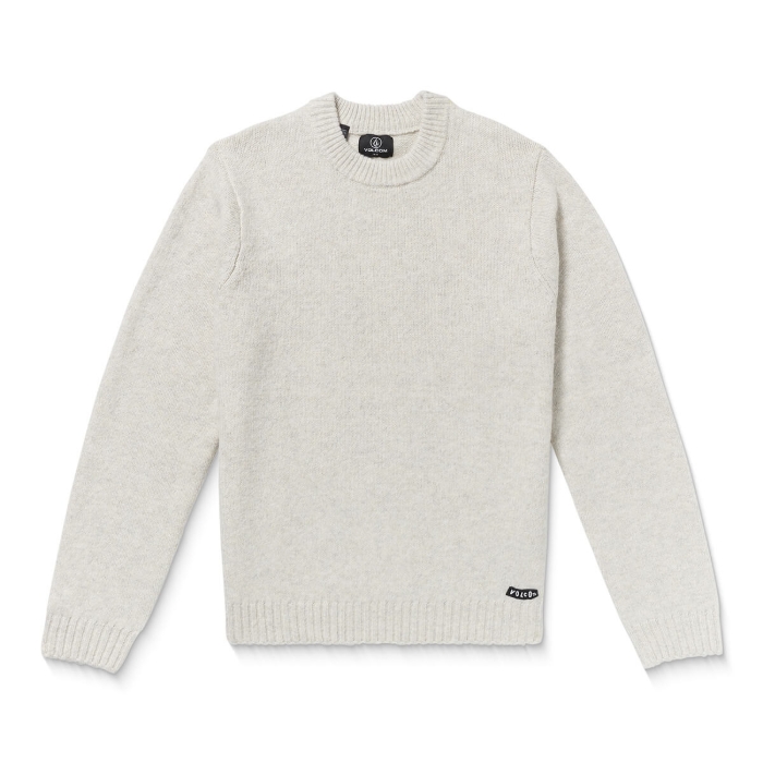VOLCOM EDMONDER II SWEATER DIRTY WHITE S