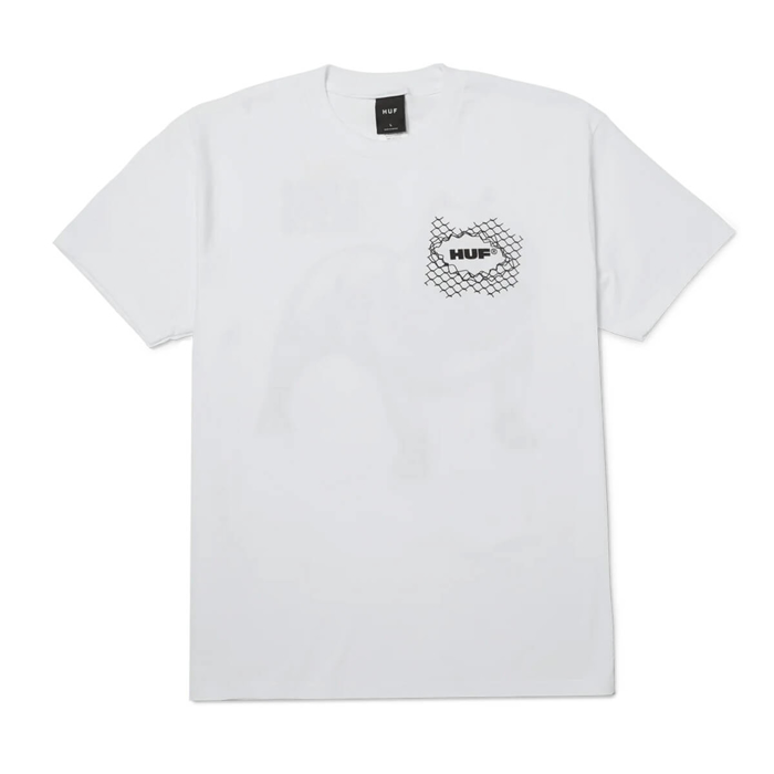 HUF 4 THE DAWGS T-SHIRT WHITE S
