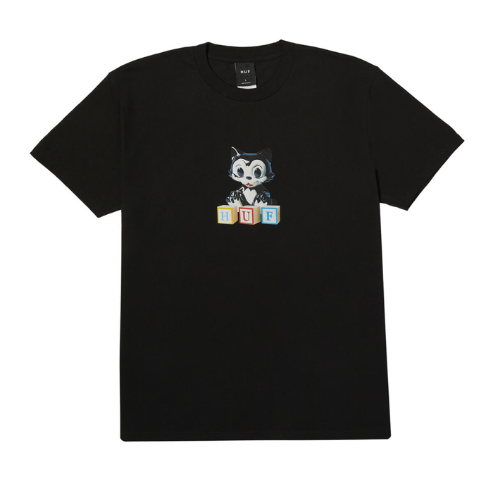 HUF BLOCKS T-SHIRT BLACK S
