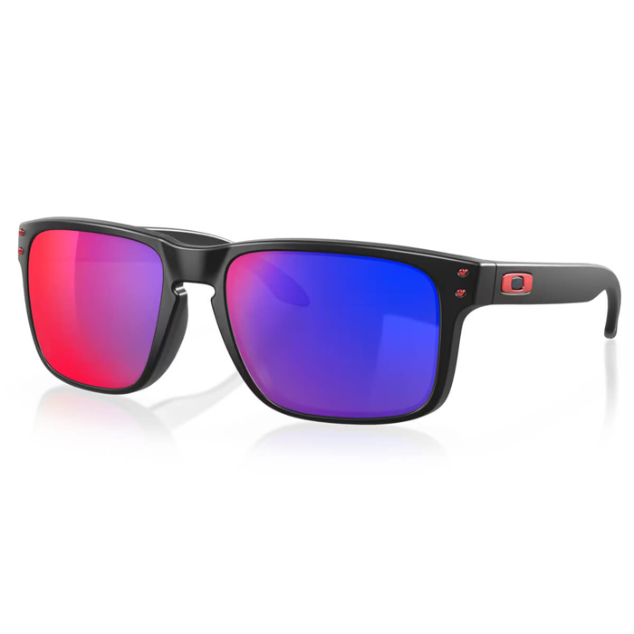 OAKLEY HOLBROOK MT BLK + RED IRD UNI