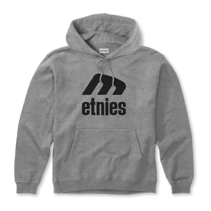 ETNIES ICON E HOODIE GREY/BLACK L