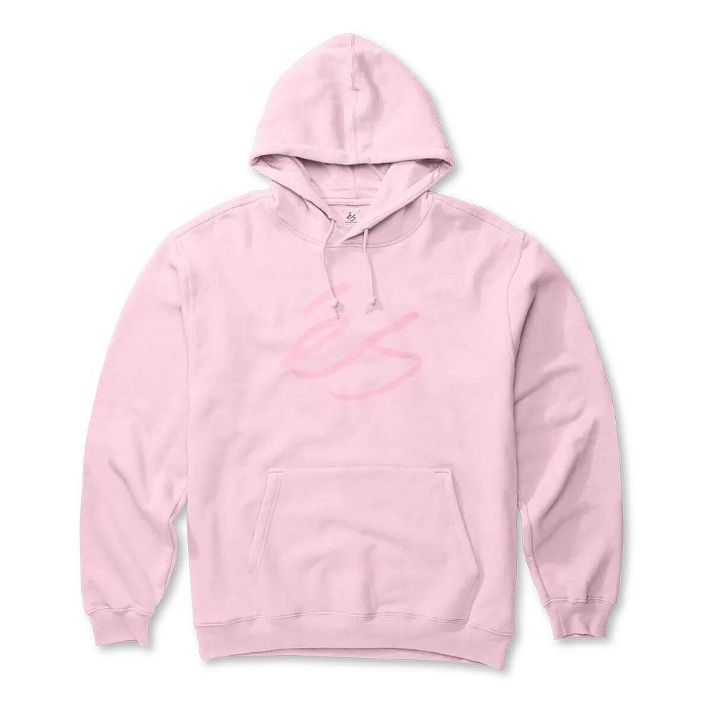 ES SCRIPT FLEECE PINK S