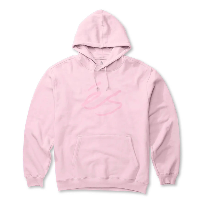 ES SCRIPT FLEECE PINK S