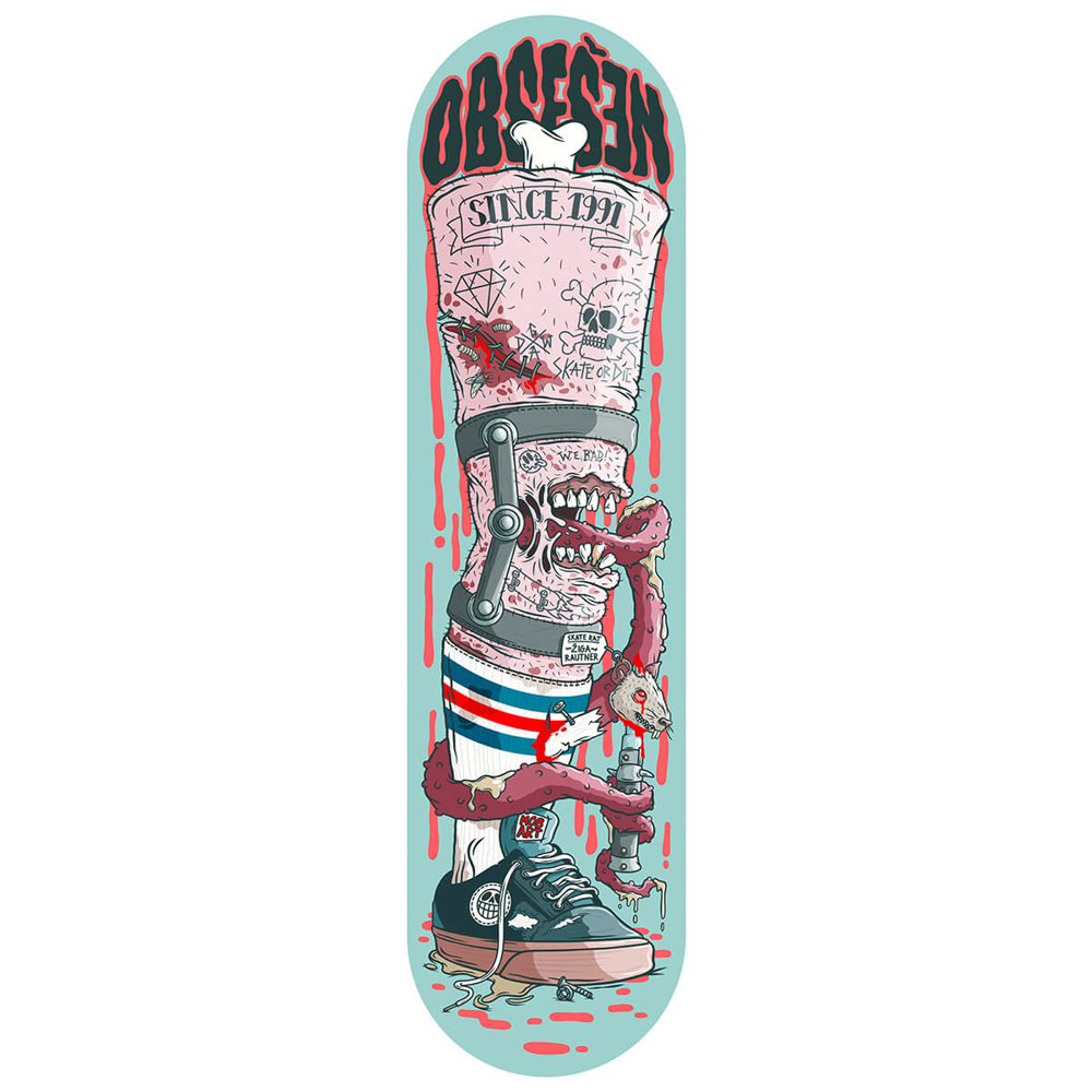 OBSESSION LEG PH 8.125" DECK 8.125"