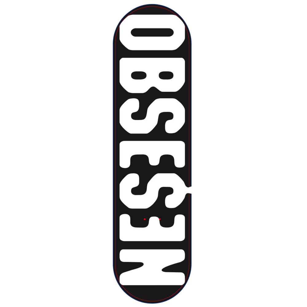 OBSESSION LOGO SM 8.25" DECK 8.25"