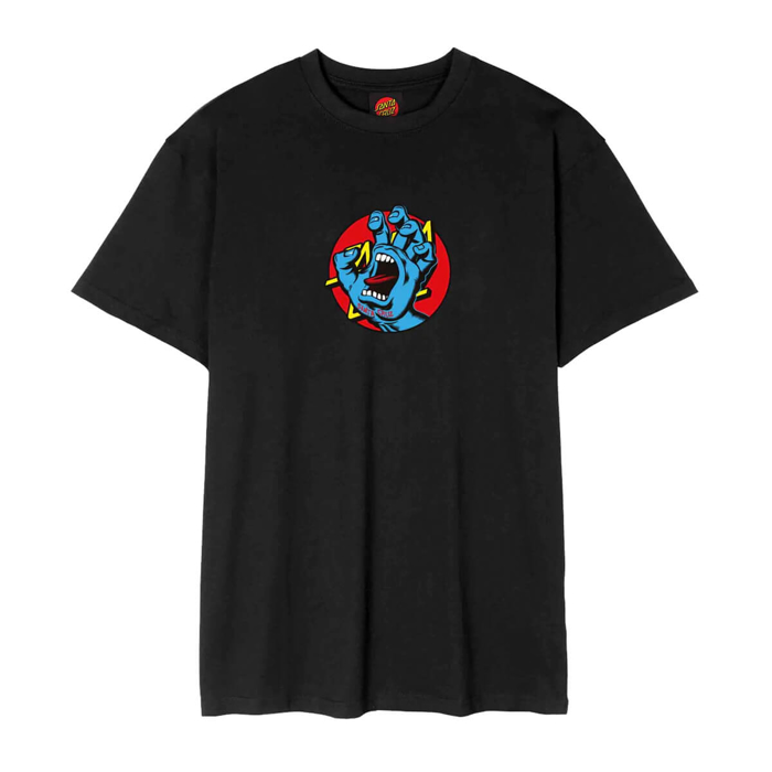 SANTA CRUZ HAND DOT FRONT T-SHIRT BLACK XL
