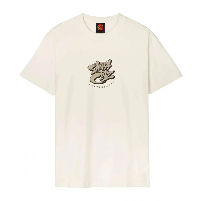 SANTA CRUZ PACE DEATHTRAP T-SHIRT UNBLEACHED COTTON M