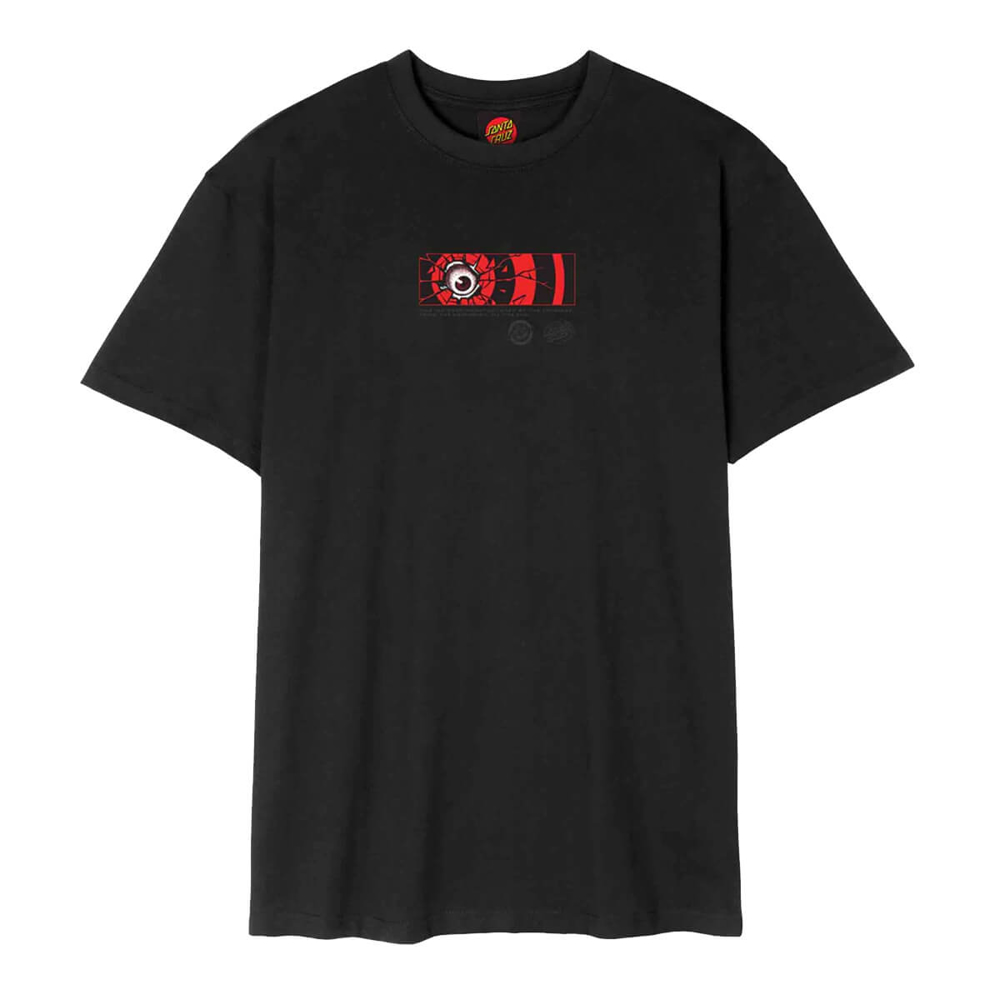 SANTA CRUZ ROSKOPP DISSECT STRIP T-SHIRT BLACK XL