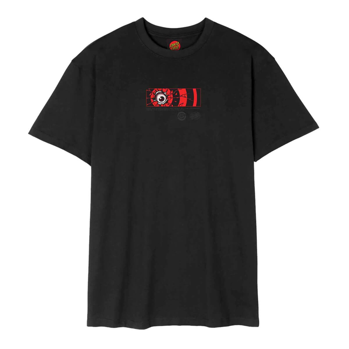 SANTA CRUZ ROSKOPP DISSECT STRIP T-SHIRT BLACK XL