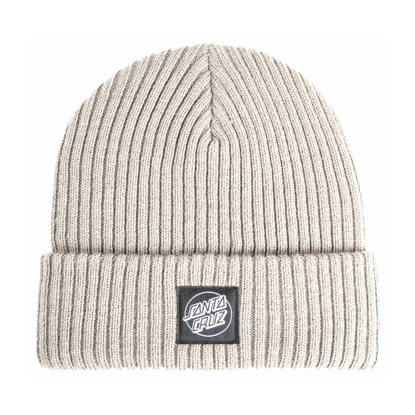 SANTA CRUZ OPUS DOT LABEL BEANIE UNBLEACHED COTTON UNI