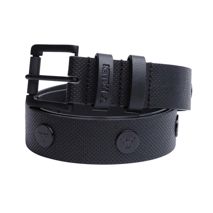 FALLEN RIVET LOGO BELT BLACK/BLACK M