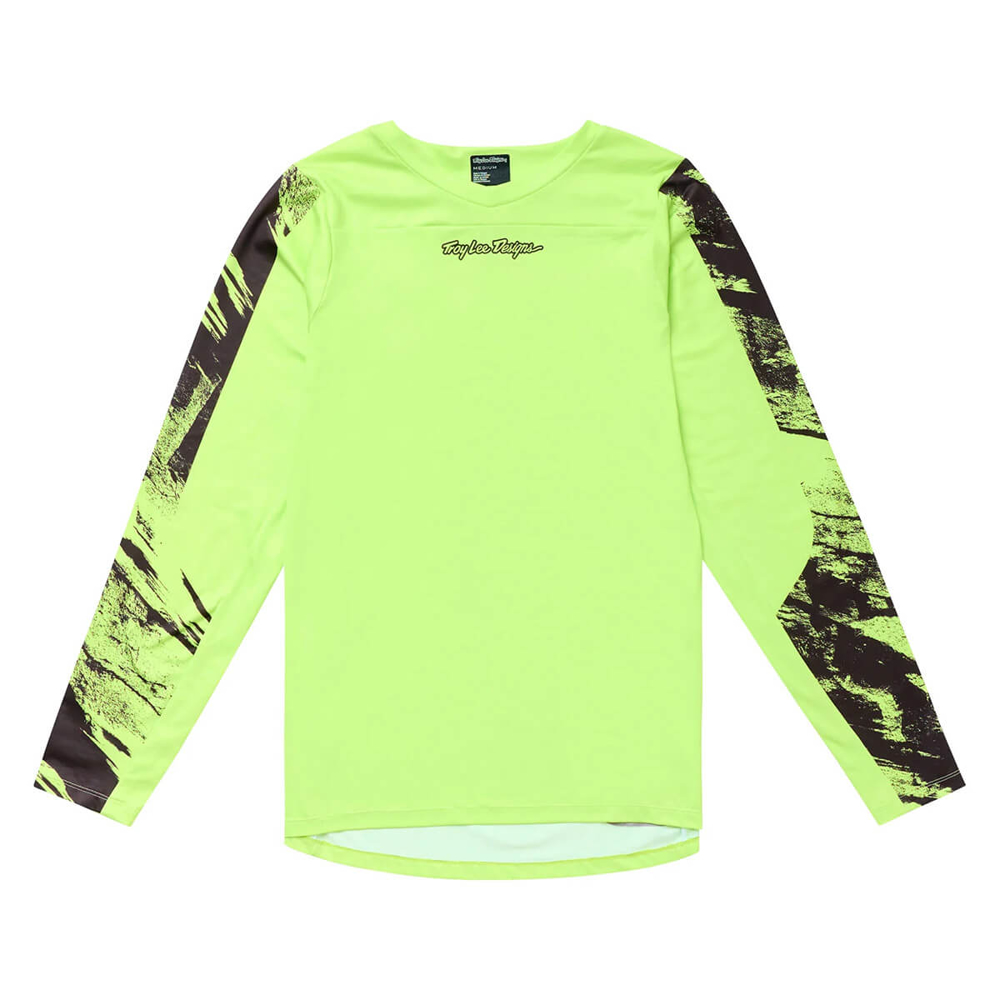 TROY LEE DESIGNS SKYLINE CHILL JERSEY ROCKSLIDE GLO YELLOW S