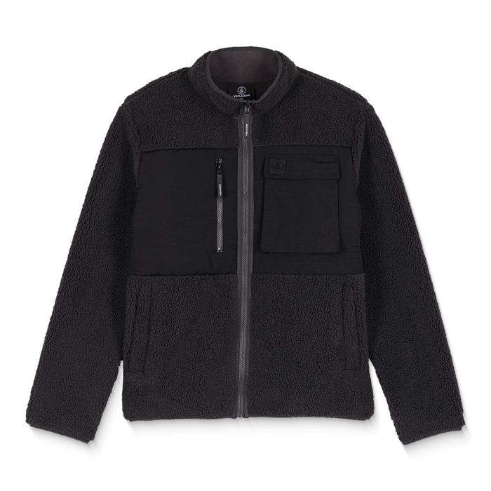 VOLCOM STORM STONE ZIP ASPHALT BLACK XL