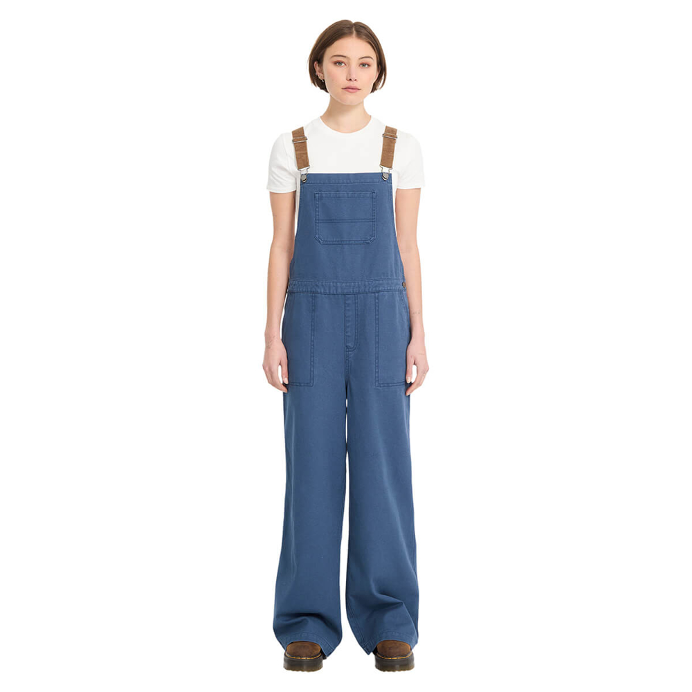 VOLCOM FULL CUT OVERALLS HARBOR BLUE XS