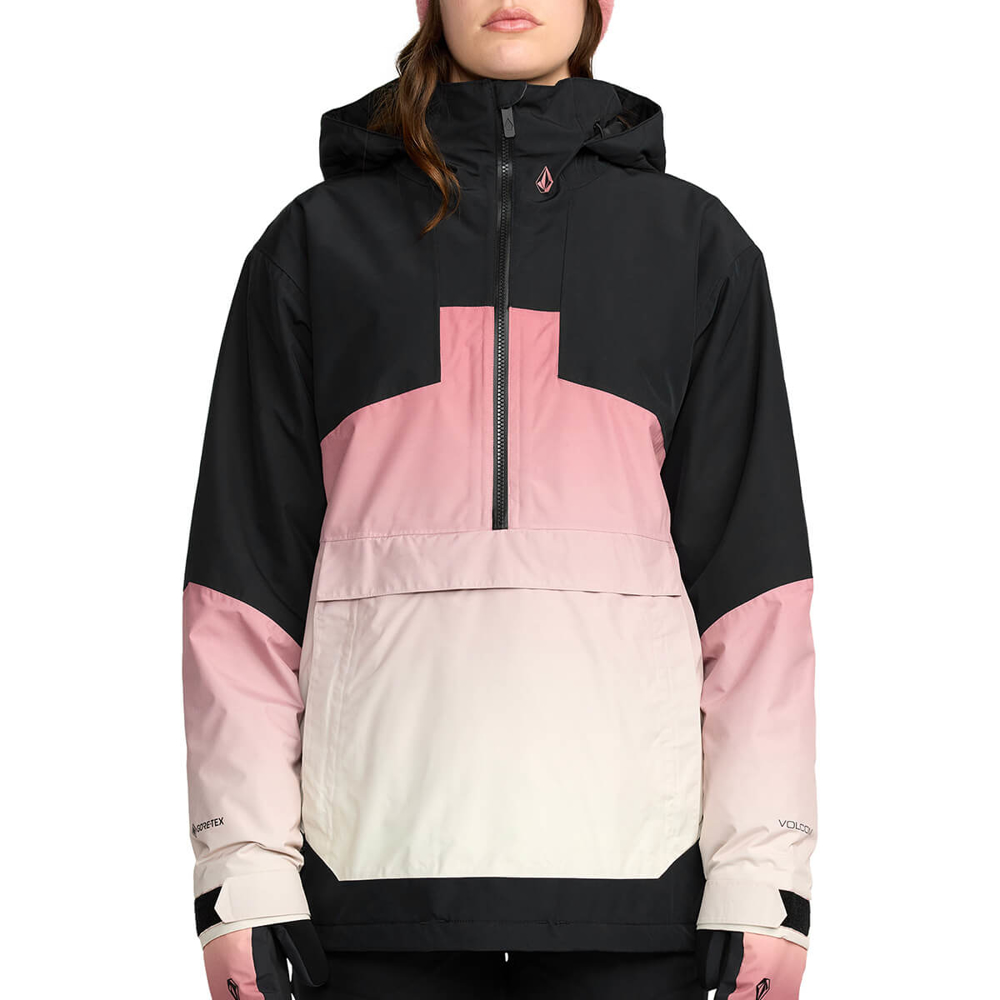 VOLCOM FERN INS GORE PULLOVER MESA ROSE XS