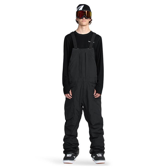 VOLCOM RAIN GORE-TEX BIB OVERALL BLACK XS