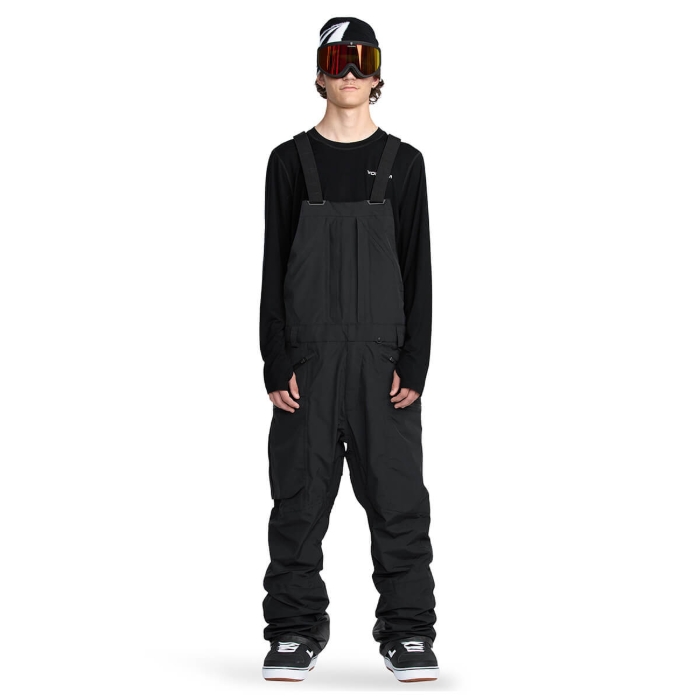 VOLCOM RAIN GORE-TEX BIB OVERALL BLACK S