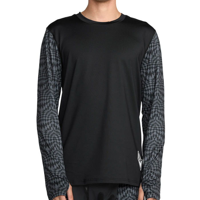 VOLCOM M V-SCIENCE CREW BLACK/CHARCOAL XL