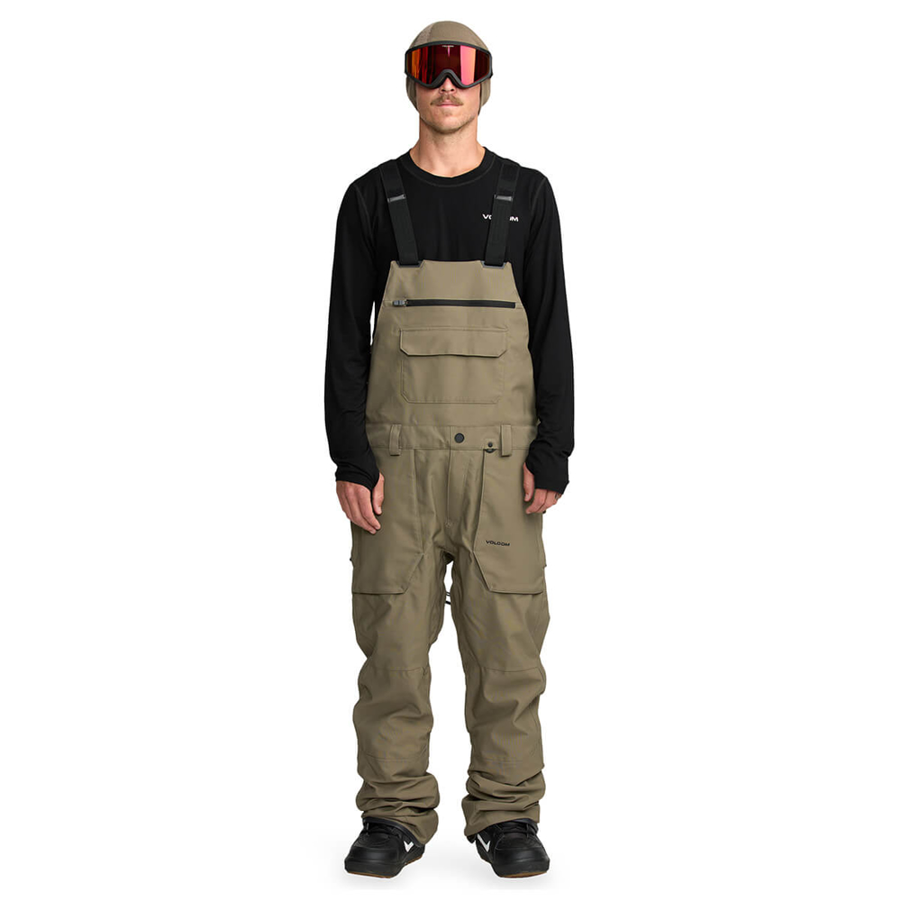 VOLCOM ROAN BIB OVERALL MILITARY S
