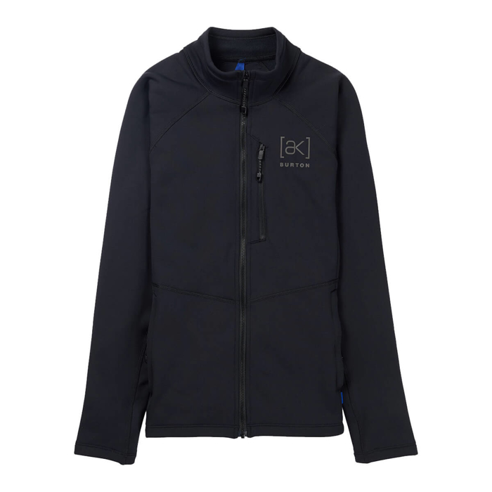 BURTON WOMEN'S [AK] BAKER STRETCH FLEECE FULL-ZIP TRUE BLACK S