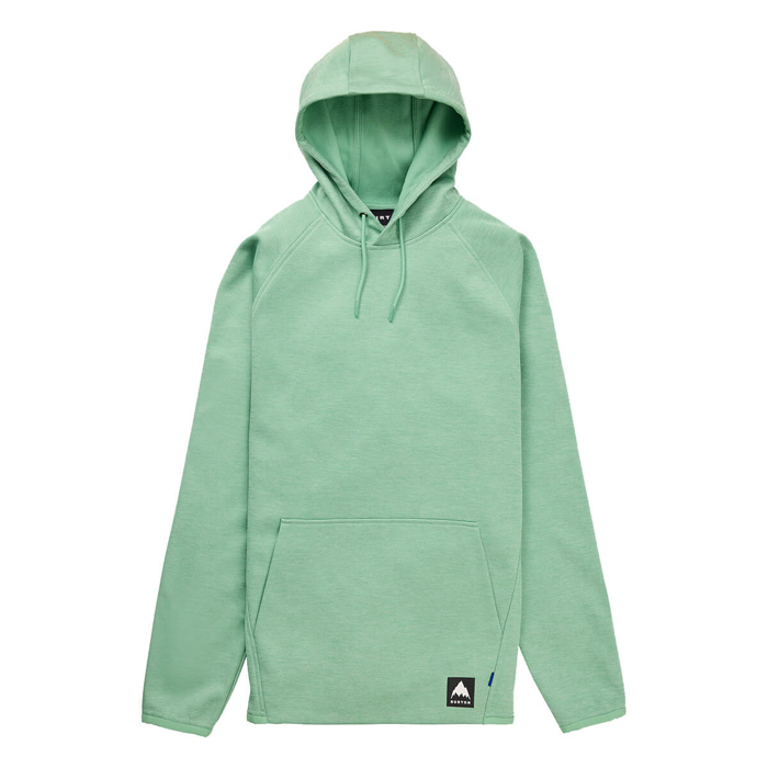 BURTON CROWN WEATHERPROOF PULLOVER FLEECE SOFT SAGE HEATHER M