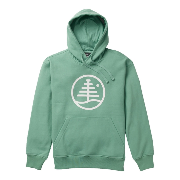 BURTON FAMILY TREE PULLOVER HOODIE SOFT SAGE S