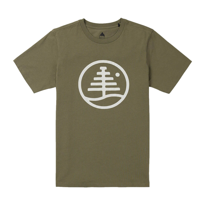 BURTON FAMILY TREE TEE FOREST MOSS S