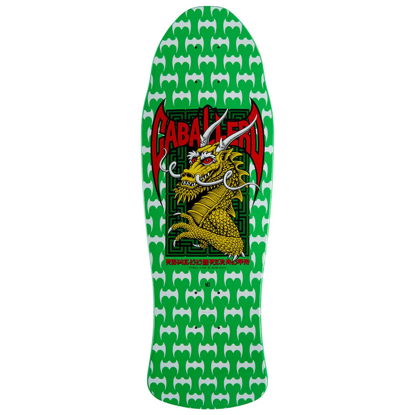 POWELL CAB SPN STREET '22' 9.625" 157 SP3 DECK GREEN WHITE 9.625"