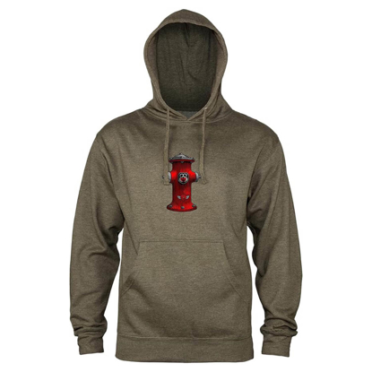 POWELL ANDERSON HYDRANT MID WEIGHT HOOD ARMY HEATHER XL