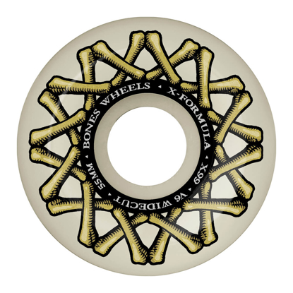 BONES XF WIDECUT 55MM V6 X-FORMULA 99A WHITE 55MM