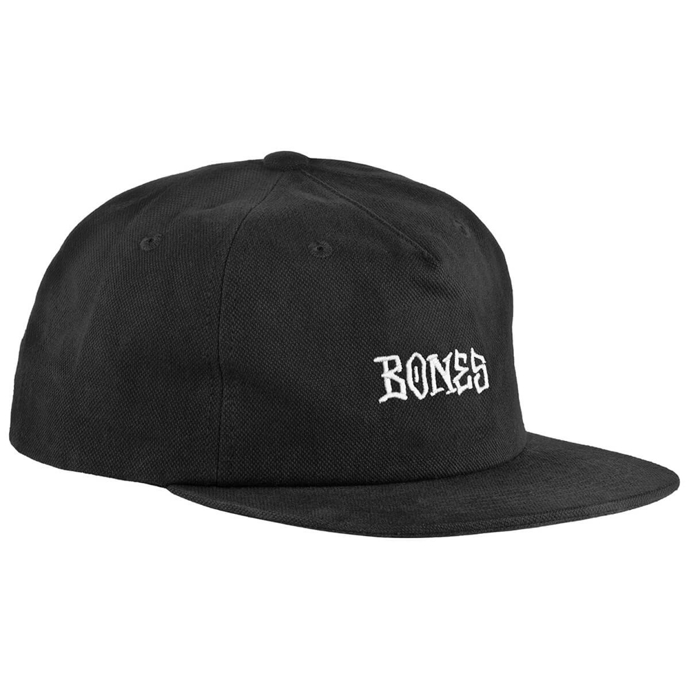 BONES BLANK CANVAS HAT BLACK UNI