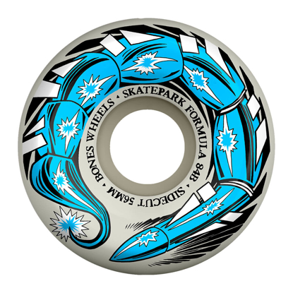 BONES SCORPEEDO 56MM P5 SIDECUT SKATEPARK FORMULA 84B WHITE 56MM