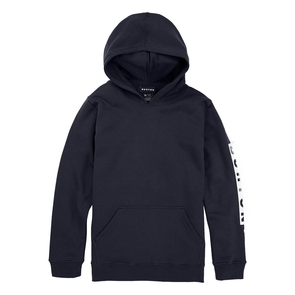 BURTON KIDS' ELITE PULLOVER HOODIE TRUE BLACK M