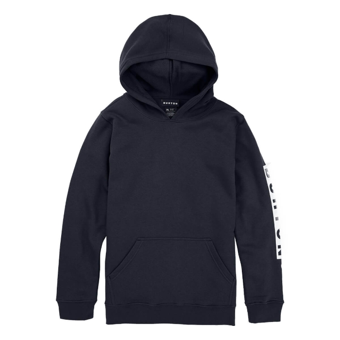 BURTON KIDS' ELITE PULLOVER HOODIE TRUE BLACK XL