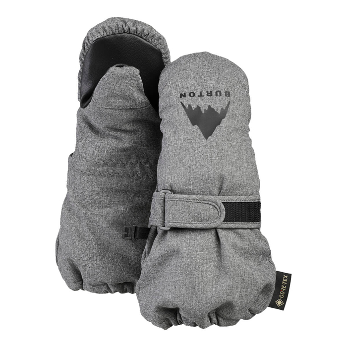 BURTON TODDLERS' GORE-TEX MITTENS GRAY HEATHER 2T