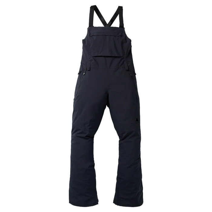 BURTON WOMEN'S RESERVE 2L STRETCH BIBS TRUE BLACK XS